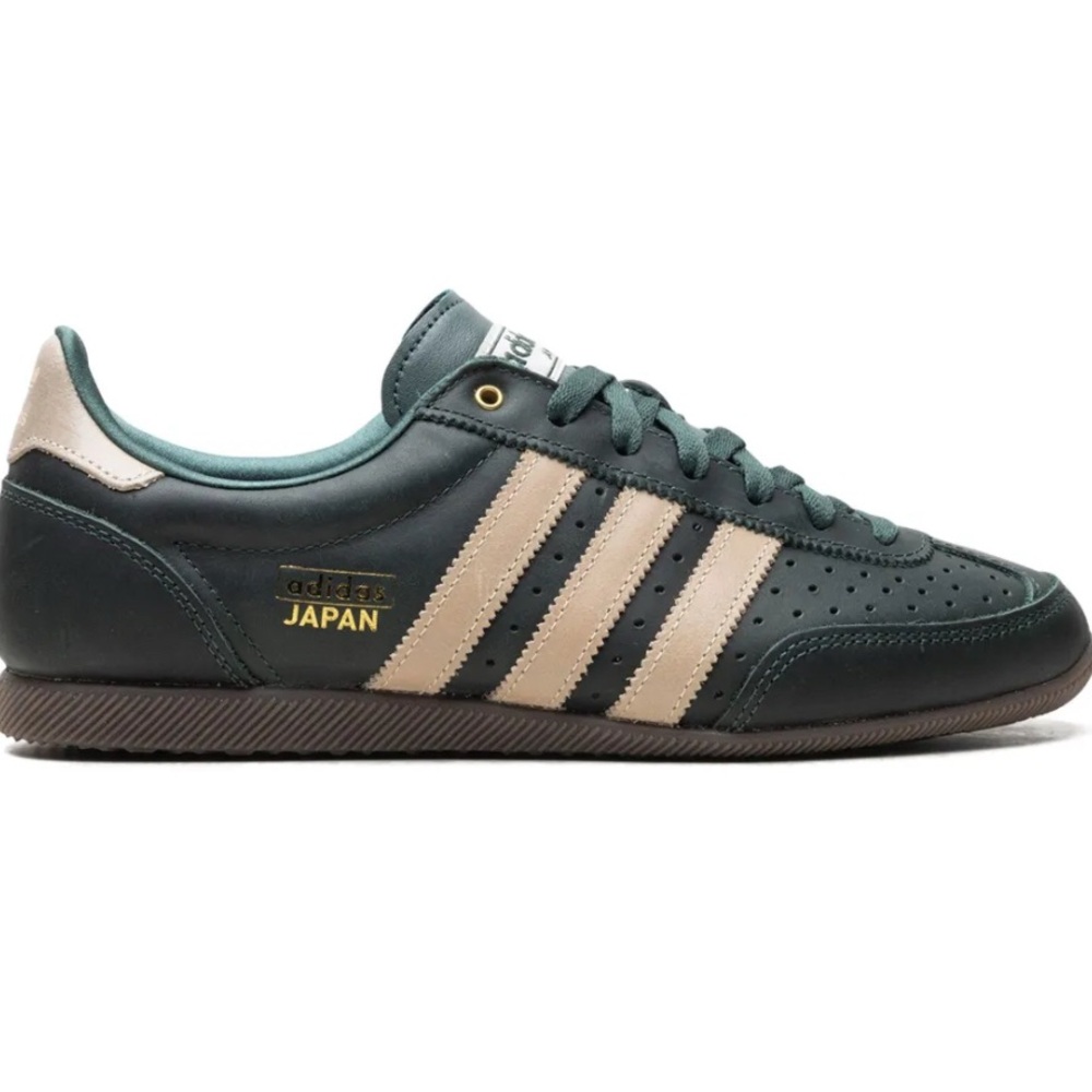 Like New! Worn Once! Adidas Japan Dark Green and Gold Women’s Shoes